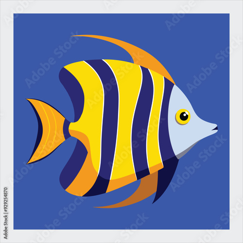 colorful fish vector illustration