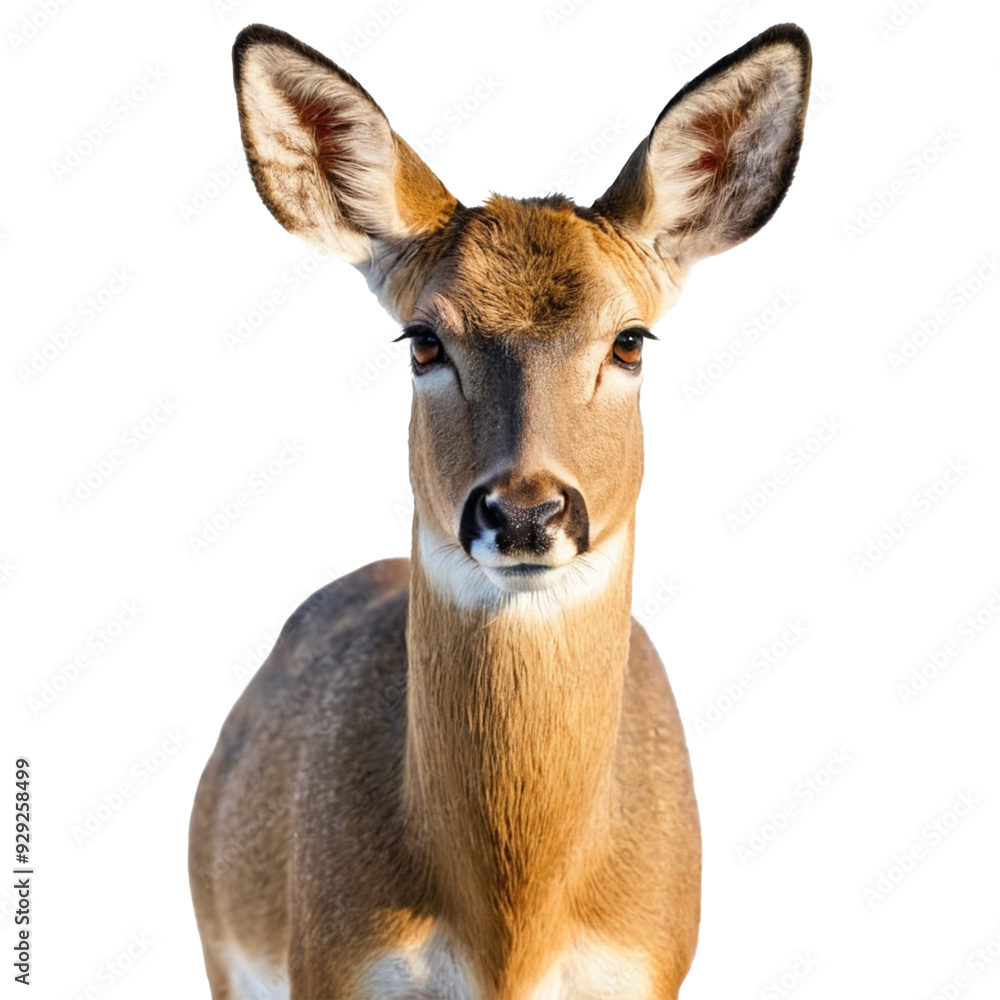 Deer isolated on a Transparent Background Deer isolated on a Transparent Background