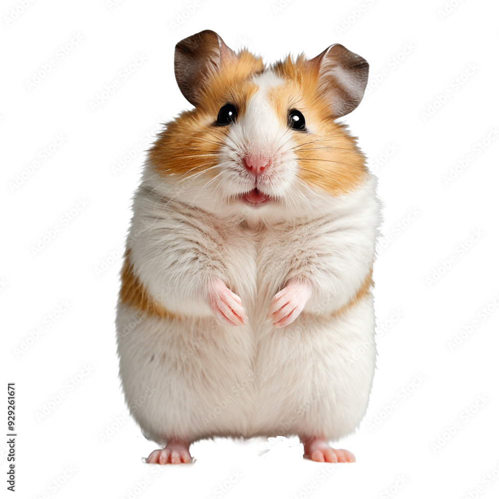 Hamster isolated on a Transparent Background Hamster isolated on a Transparent Background