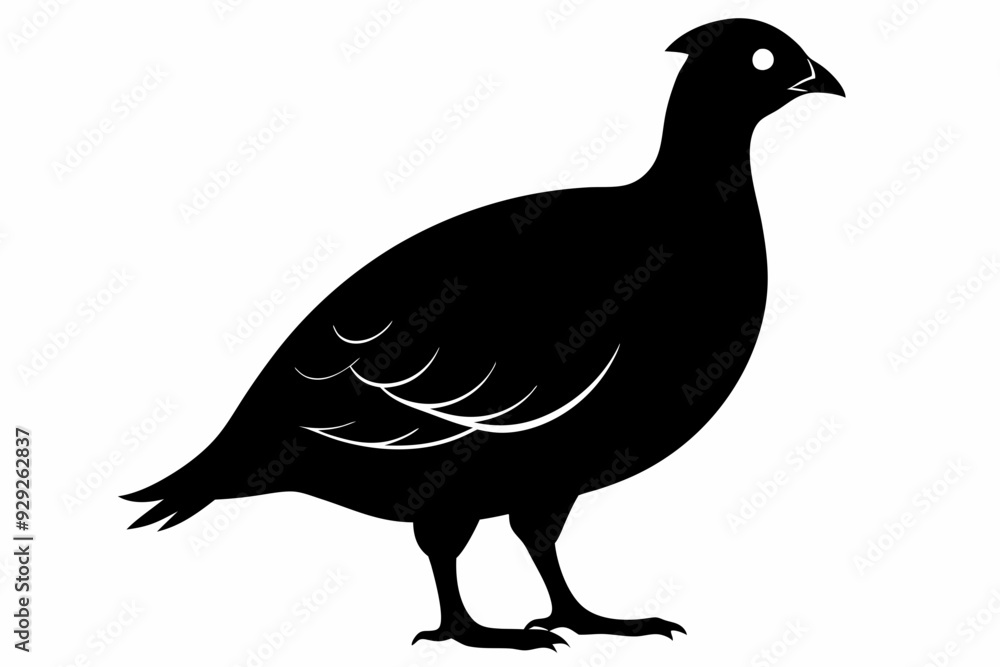 partridge vector silhouette, partridge bird icon vector illustration partridge vector silhouette, partridge bird icon vector illustration