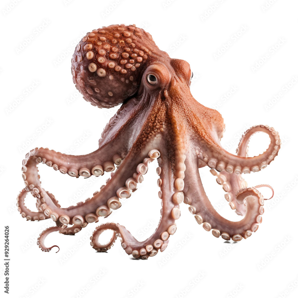 Octopus isolated on a transparent backgound Octopus isolated on a transparent backgound