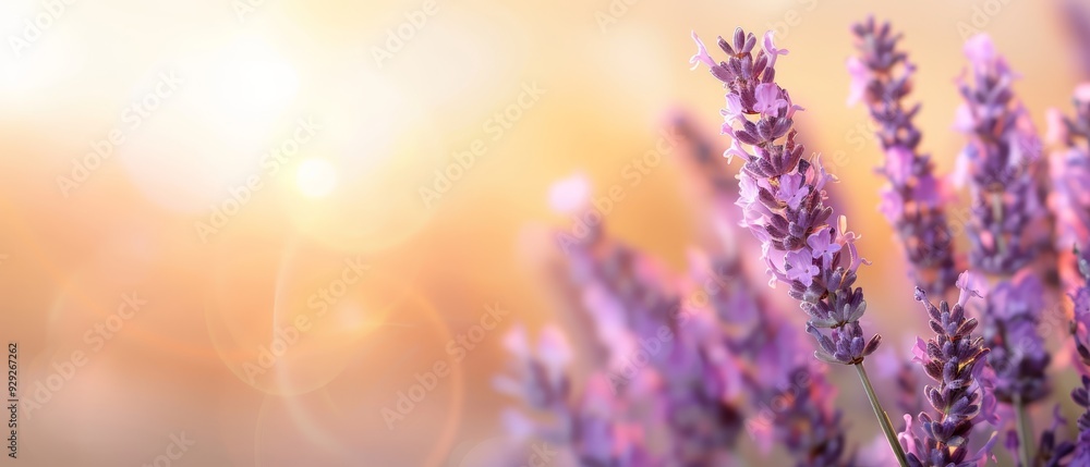  A close-up of numerous flowers with a blurred background of similar flowers