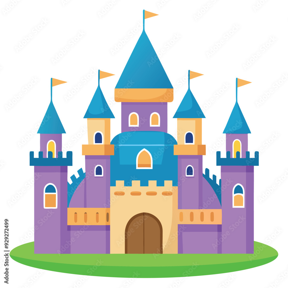 Fototapeta premium Castle Vector Design