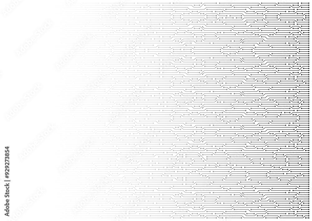 digital, electronic background. melting electronic circuit background. technological interface