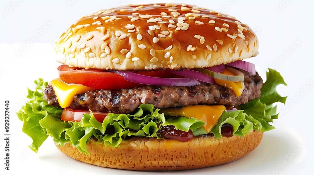 Freshly grilled cheeseburger with a juicy patty, melted cheese, and all the classic toppings, ready to enjoy in every bite.
Freshly grilled cheeseburger with a juicy patty, melted cheese, and all the classic toppings, ready to enjoy in every bite.