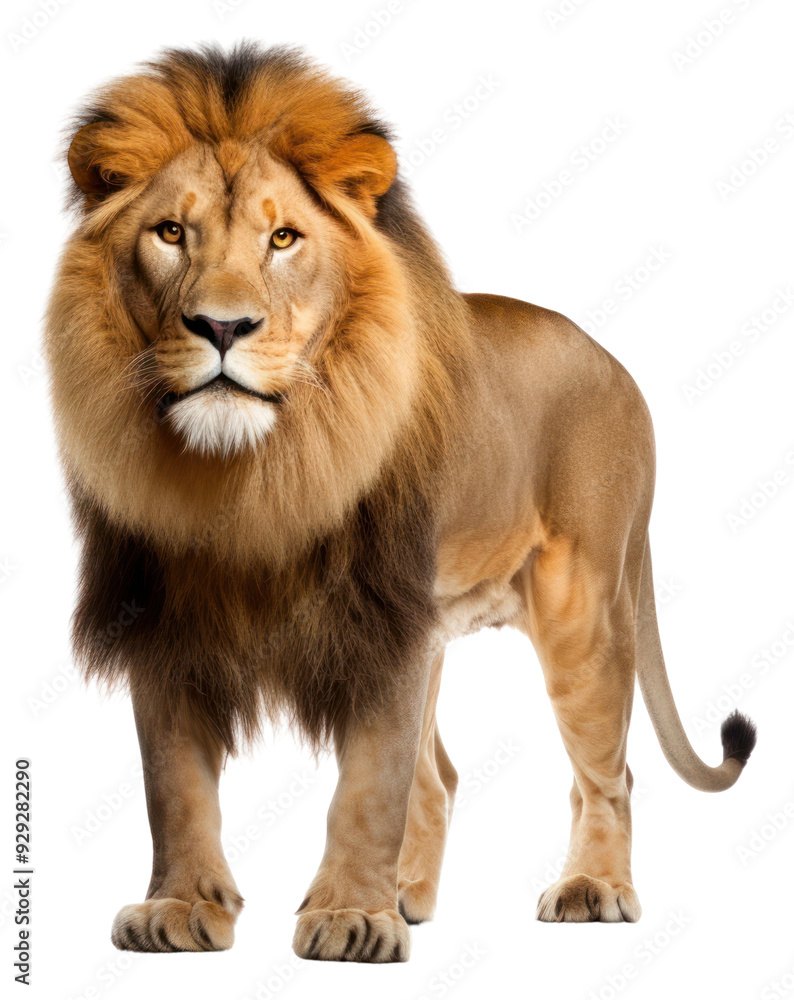 Fototapeta premium PNG Lion wildlife mammal animal.