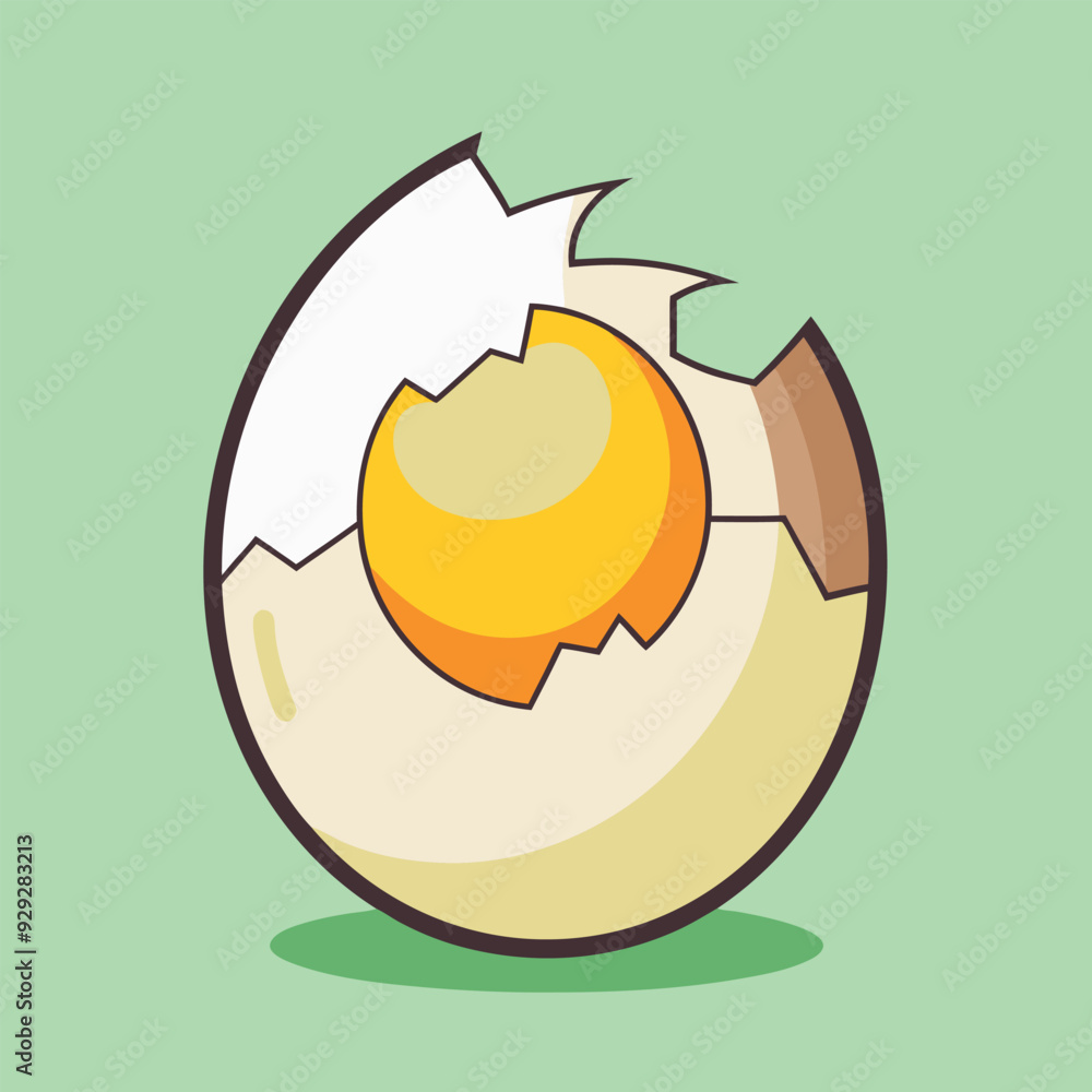 Cracked Egg Vector Design Cracked Egg Vector Design