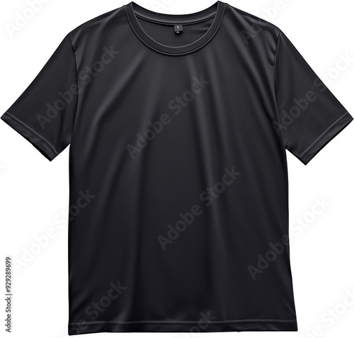 T-shirt wrinkled on isolated background Generative AI