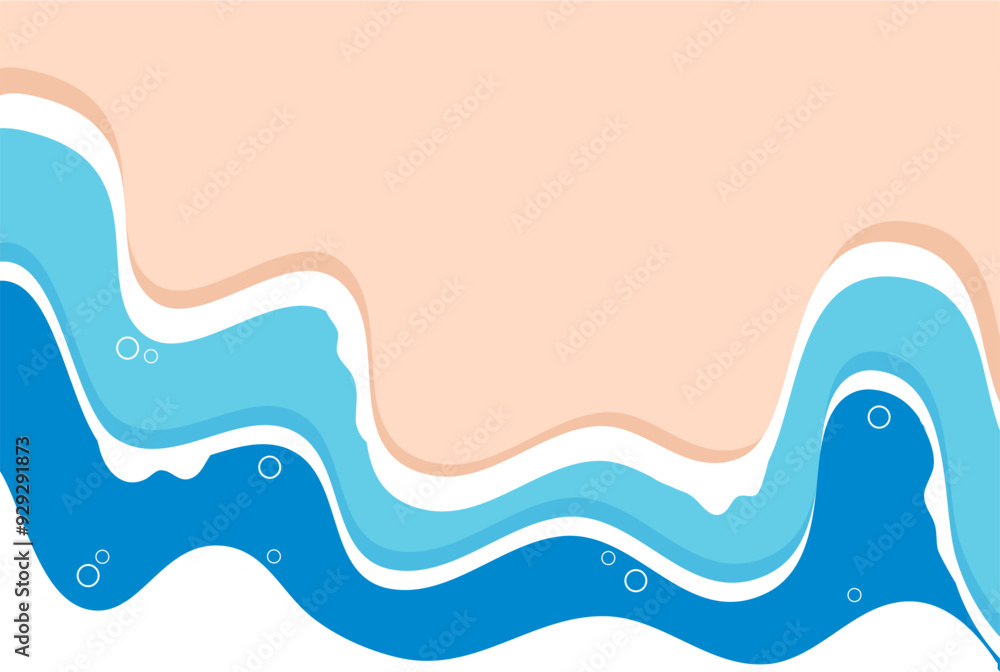 Beach landscape Illustration. Seashore corner. Beach landscape Illustration. Seashore corner.