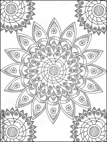 Abstract-Coloring Pages- for Adults