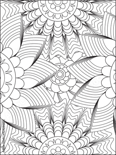 Wallpaper Mural Abstract-Coloring Pages- for Adults Torontodigital.ca