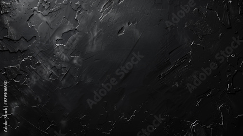 Black background, vector illustration . Dark gray charcoal color paint, black stone or concrete wall, black banner photo