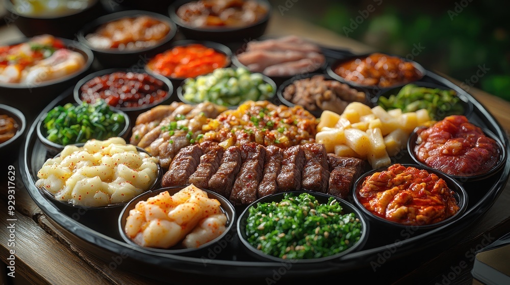 Korean BBQ Feast: A Table of Delights Korean BBQ Feast: A Table of Delights
