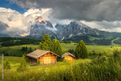 Amazing Alpe di Siusi at su...
