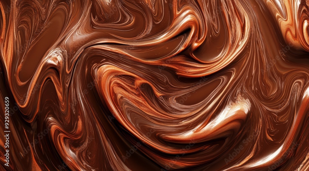 Immerse in luscious, melted chocolate with rich browns and glossy finishes. Its perfect for enticing culinary designs and artistic backgrounds that delight the senses and evoke joy Immerse in luscious, melted chocolate with rich browns and glossy finishes. Its perfect for enticing culinary designs and artistic backgrounds that delight the senses and evoke joy