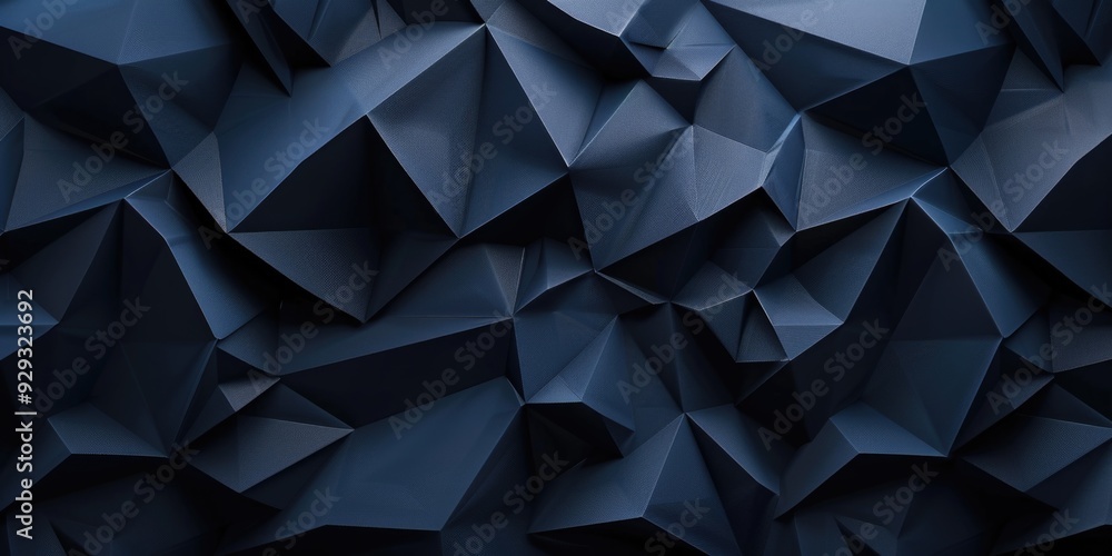 Fototapeta premium Abstract design featuring multiple blue cubes on a uniform background, suitable for use in various creative projects