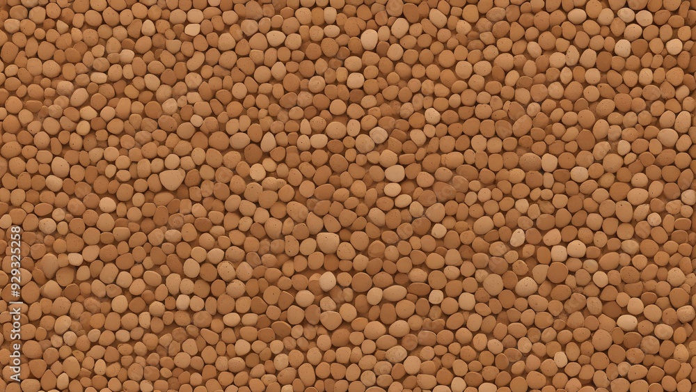 Seamless texture of brown lentils. illustration for your design Seamless texture of brown lentils. illustration for your design