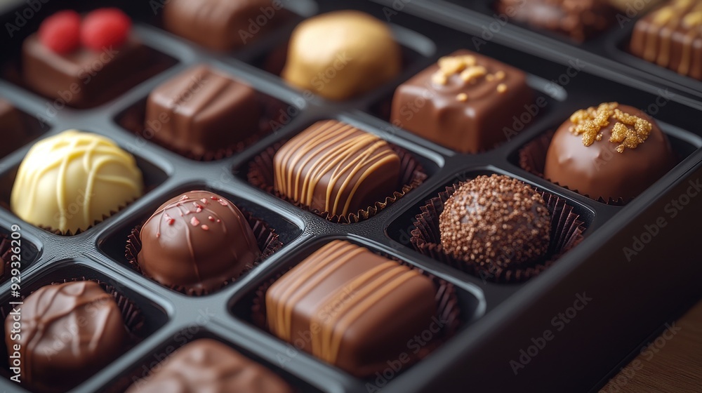 Assortment of Gourmet Chocolate Truffles Assortment of Gourmet Chocolate Truffles