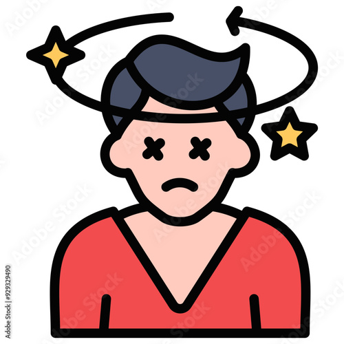 Dizziness Icon