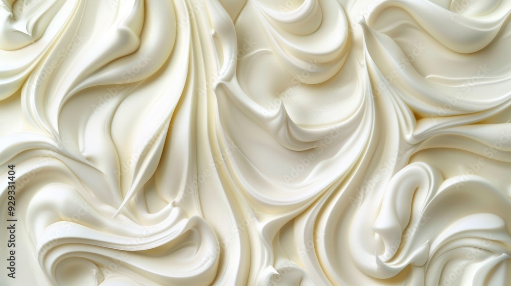 Abstract Whipped Cream Background Abstract Whipped Cream Background