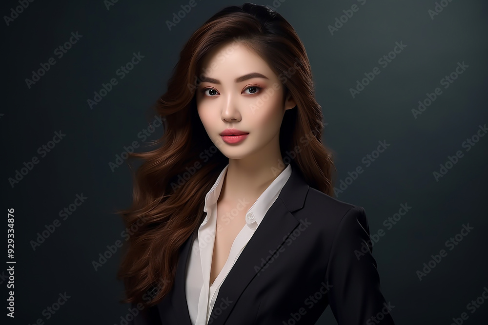 Confident Businesswoman with Stylish Wavy Hair in Professional Portrait
Confident Businesswoman with Stylish Wavy Hair in Professional Portrait