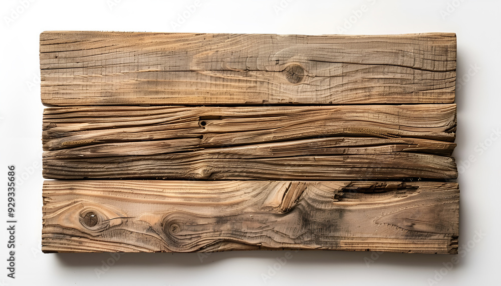 Wooden board on white background Wooden board on white background