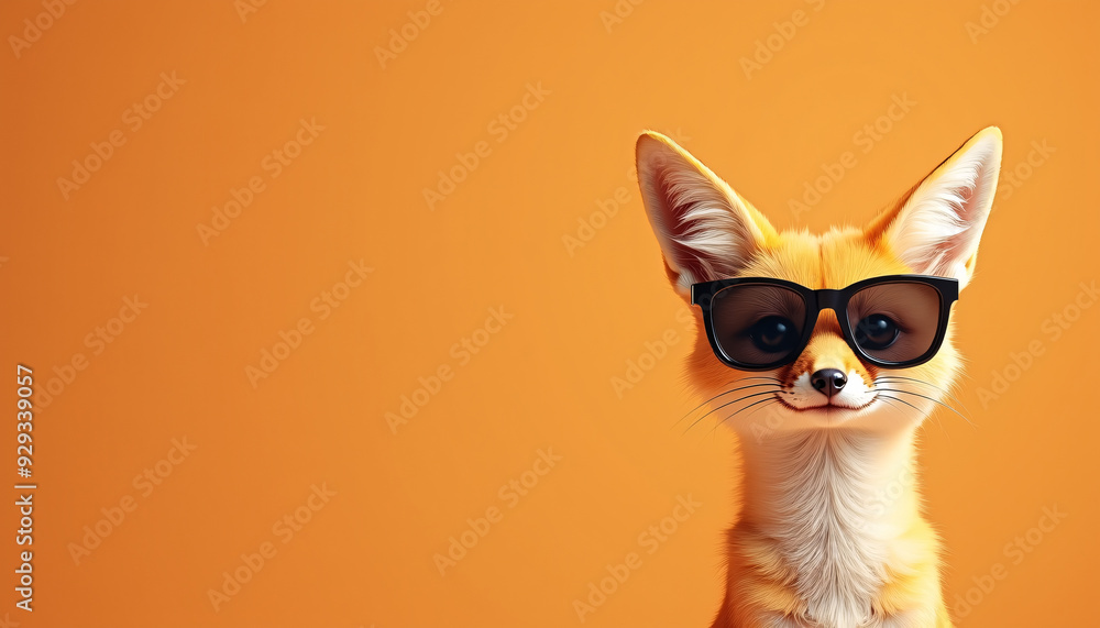 fennec fox wearing sunglasses fennec fox wearing sunglasses