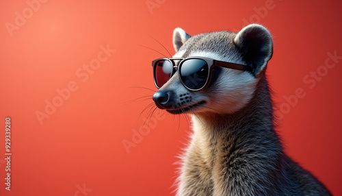 Wallpaper Mural coatimundi wearing sunglasses Torontodigital.ca