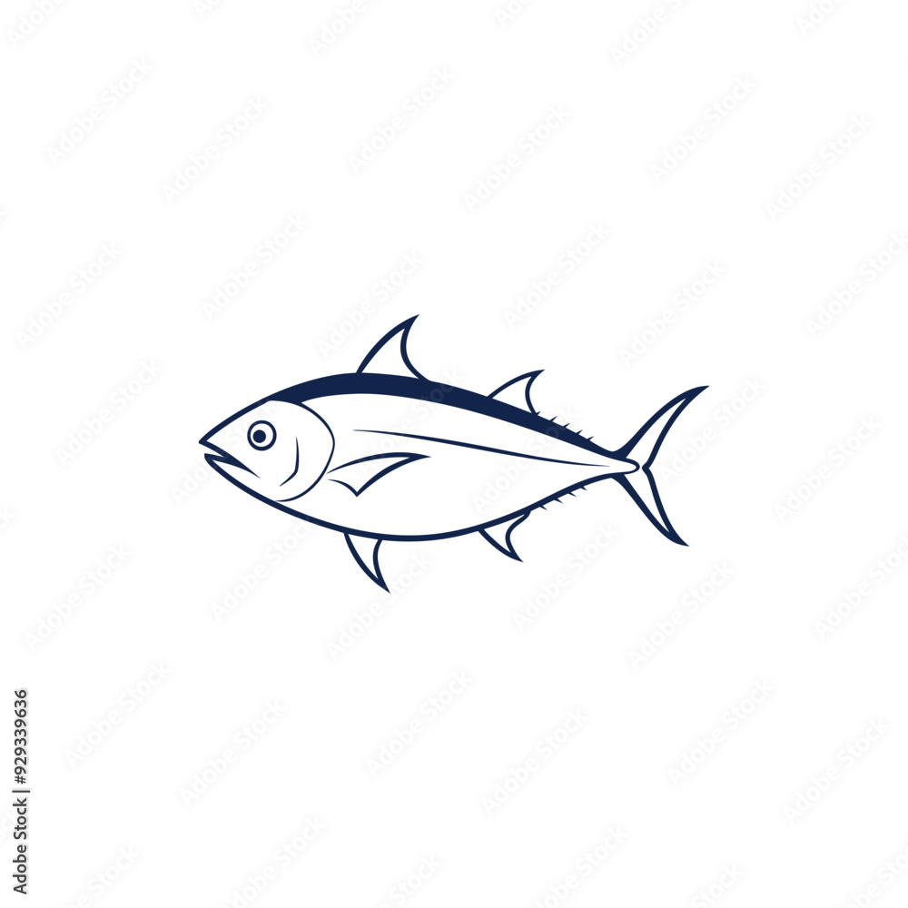 Fish Line art vector Illustration Fish Line art vector Illustration