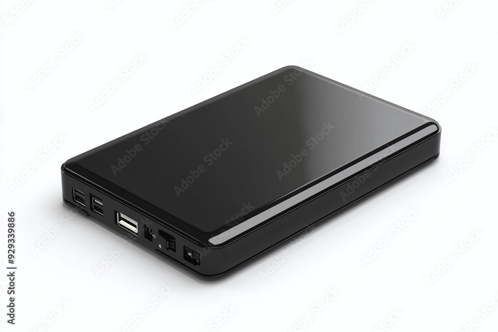 External Hard Drive isolated on white background External Hard Drive isolated on white background