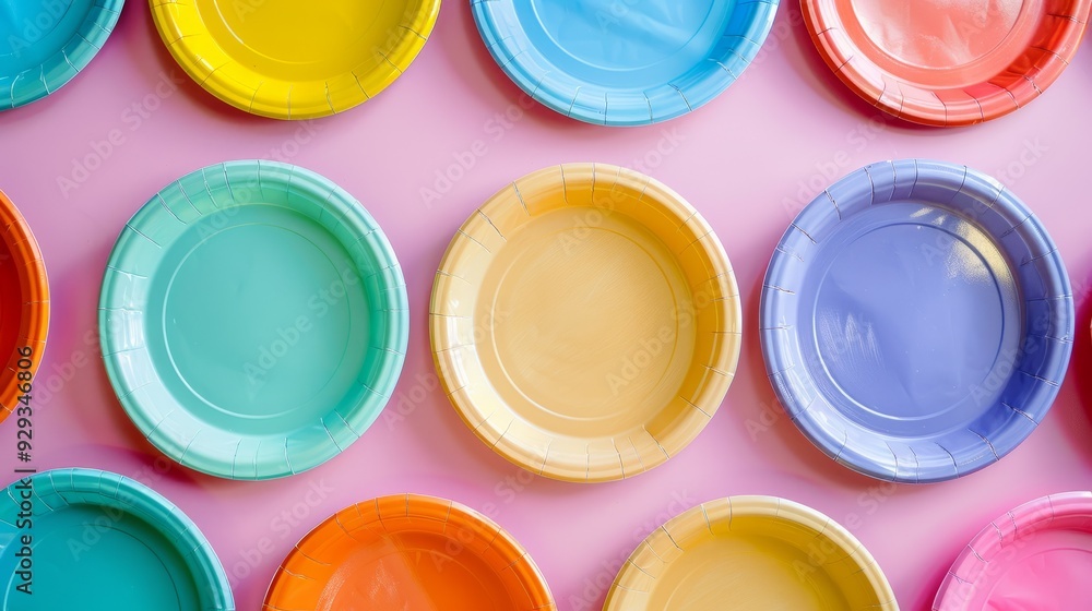 Colorful Party Plates Colorful Party Plates