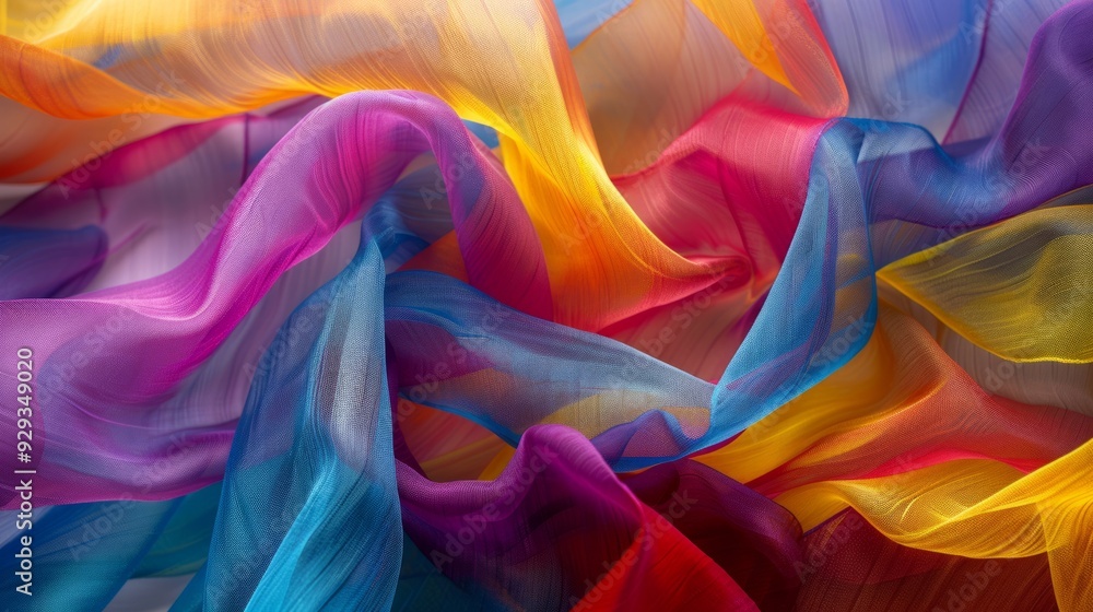 Fototapeta premium Colorful Fabric