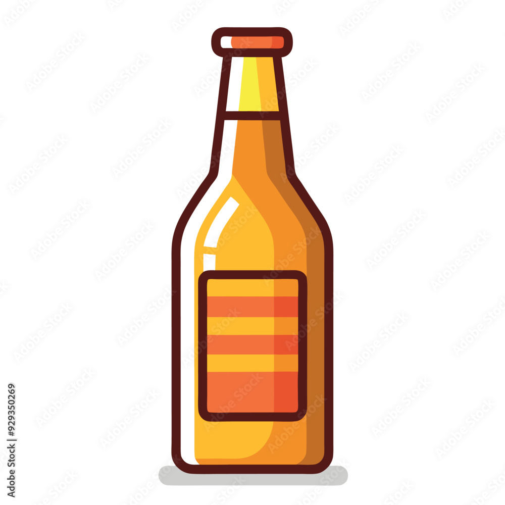 Beer Bottle Vector Design Illustration Beer Bottle Vector Design Illustration