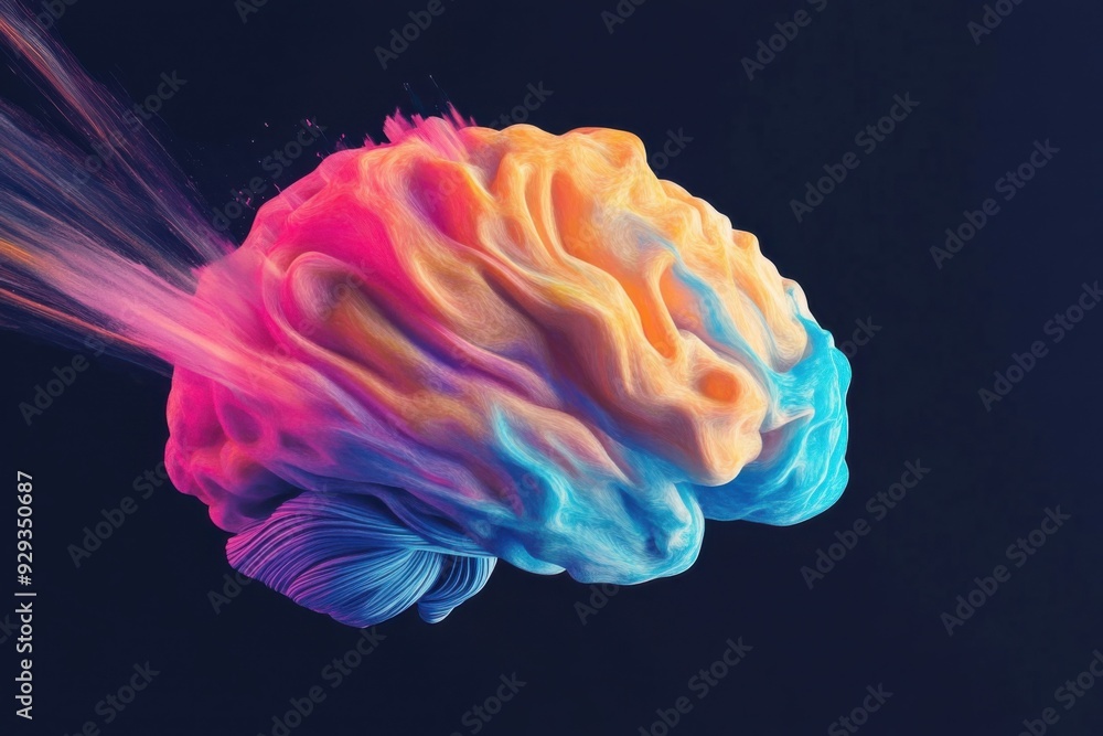 Digital high tech brain. Digital Artificial Intelligence illustration depicting the concept of advanced smart brain technology. Digital high tech brain. Digital Artificial Intelligence illustration depicting the concept of advanced smart brain technology.