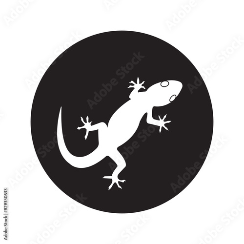 lizard illustration icon