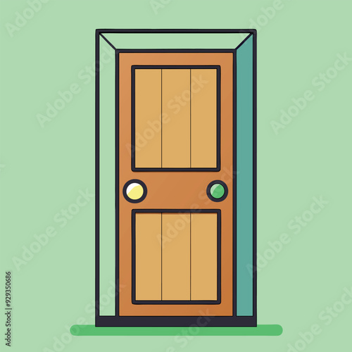 Door Vector Design Illustration