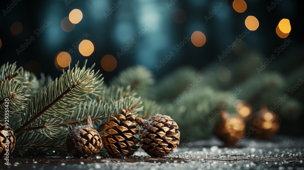 Christmas holiday background green pine fir branches, Christmas and Happy New Year. Christmas holiday background green pine fir branches, Christmas and Happy New Year.