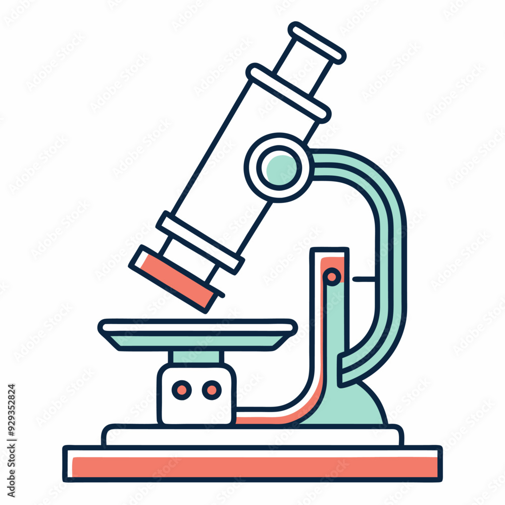 illustration of microscope illustration of microscope
