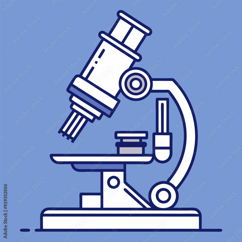 illustration of microscope illustration of microscope