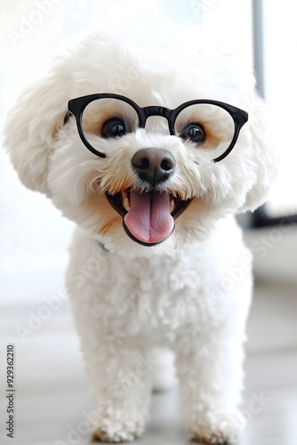 Bichon Frise with swagger Style