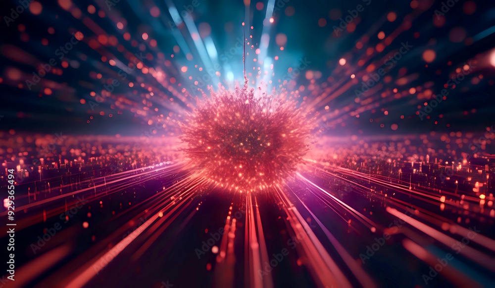 Obraz premium explosion of light