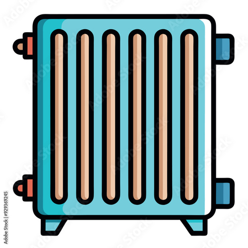 Radiator Vector Design Illustration