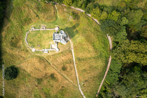 Donnington Castle of Newbury, South England.Englsh Heritage Landmark photo