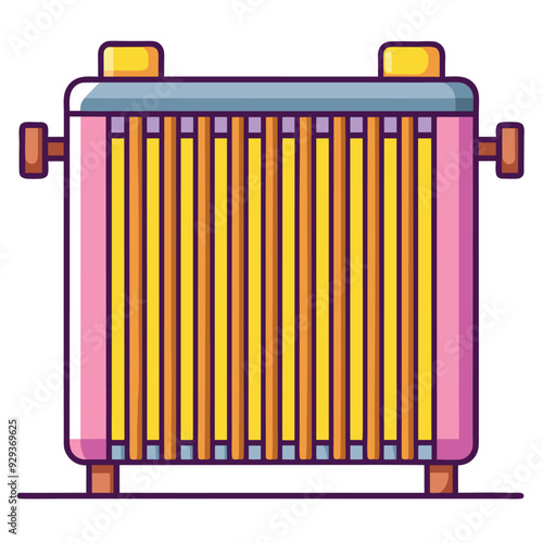 Radiator Vector Design Illustration