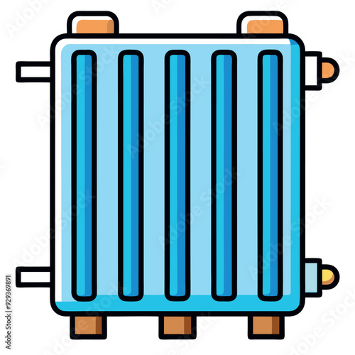 Radiator Vector Design Illustration