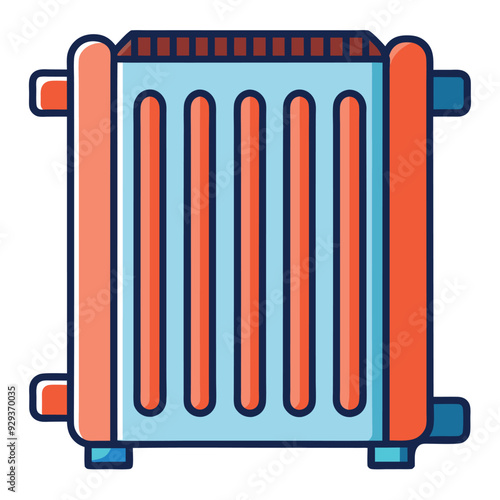 Radiator Vector Design Illustration