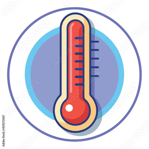 Thermometer Vector Design Illustration