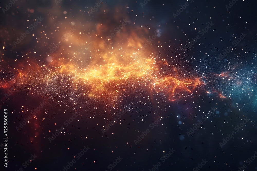 Obraz premium background with stars
