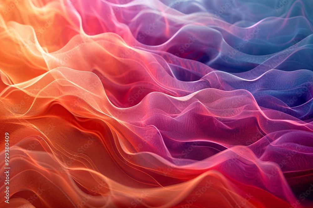 Obraz premium Streams of Color Create an abstract design