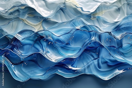 Water Dynamics Visualize an abstract design inspired
